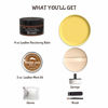 Picture of NADAMOO Brown Leather Recoloring Balm with Mink Oil Leather Conditioner, Leather Repair Kits for Couches, Restoration Cream Scratch Repair Leather Dye For Vinyl Furniture Car Seat, Sofa, Shoes