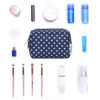 Picture of Small Makeup Bag for Purse Travel Makeup Pouch Mini Cosmetic Bag for Women Girls(Polka Dot, Small)