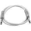 Picture of Seismic Audio - SASTSX-3White-6PK - 6 Pack of 3 Foot White 1/4 Inch TS Patch Cables - 3' Professional Audio Unbalanced 1/4" Patch Cords