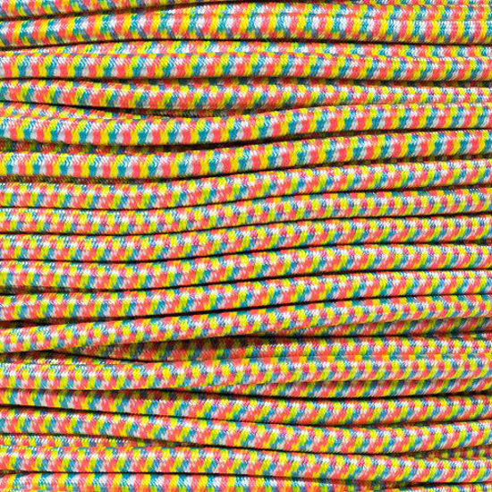 Picture of PARACORD PLANET Bungee Nylon Shock Cord 2.5mm 1/32", 1/16", 3/16", 5/16", 1/8?, 3/8", 5/8", 1/4", 1/2 inch Crafting Stretch String 10 25 50 & 100 Foot Lengths Made in USA