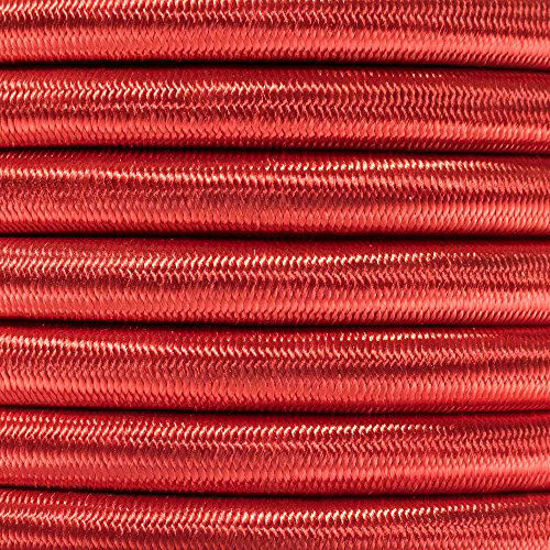 Picture of PARACORD PLANET Bungee Nylon Shock Cord 2.5mm 1/32", 1/16", 3/16", 5/16", 1/8?, 3/8", 5/8", 1/4", 1/2 inch Crafting Stretch String 10 25 50 & 100 Foot Lengths Made in USA