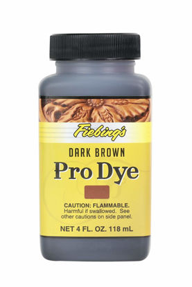 Picture of Fiebing's Pro Dye Dark Brown, 4 oz. - Professional Oil Dye for Leather