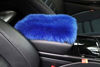 Picture of Forala Auto Center Console Pad Fluffy Coral Fleece Car Armrest Seat Box Cover Protector Universal Fit (Z-Blue)