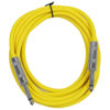 Picture of Seismic Audio - SASTSX-10 (6 Pack) - 10 Foot TS 1/4" Guitar, Instrument, or Patch Cables Yellow