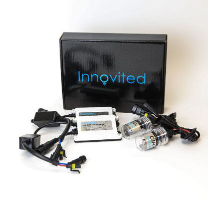 Picture of Innovited 2x 55W AC Digital Slim Ballast with HID xenon bulb x 1 pair bundle H7 5000K Prue White