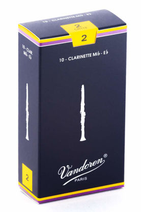 Picture of Vandoren CR112 Eb Clarinet Traditional Reeds Strength 2; Box of 10