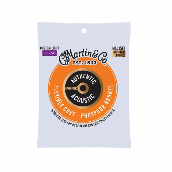 Picture of Martin M535 Phosphor Bronze Acoustic Guitar Strings - Custom