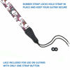 Picture of KLIQ Vintage Woven Guitar Strap for Acoustic and Electric Guitars + 2 Free Rubber Strap Locks, 2 Free Guitar Picks and 1 Free Lace | Terylene Printed | Artist Series "Ugh" by KLA