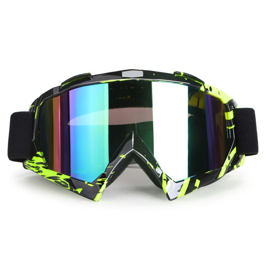 Dirt bike helmet discount glasses