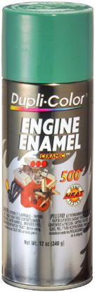 Picture of Dupli-Color DE1618-6 PK (EDE161807-6 PK) Detroit Diesel Alpine Green Engine Enamel with Ceramic - 12 oz. Aerosol, (Case of 6)