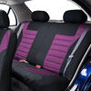 Picture of FH Group Automotive Car Seat Covers Full Set Premium 3D Air Mesh Purple and Black Seat Covers, Airbag Compatible and Split Bench Cover Universal Fit Interior Accessories for Cars Trucks and SUVs