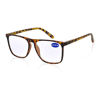 Picture of MARE AZZURO Blue Light Blocking Reading Glasses Men Large Square Computer Readers 1.0 1.25 1.5 1.75 2.0 2.25 2.5 2.75 3.0 3.5 (Tortoise 1.50)