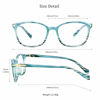 Picture of LifeArt Blue Light Blocking Glasses, Anti Eyestrain, Computer Reading Glasses, Gaming Glasses, TV Glasses for Women Men, Anti Glare (Stripe Blue, +2.00 Magnification)