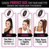 Picture of PONY-O Revolutionary Hair Tie Alternative Ponytail Holders - 2 Pack Black and Light Brown Original Patented Hair Styling Accessories - Medium PONY-O for Fine to Normal Hair or Slightly Thick Hair