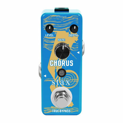 Picture of Stax Guitar Chorus Pedal Analog Chorus Effect Pedals For Electric Guitar With High Warm & Clear Chorus Sound With Mini Size True Bypass