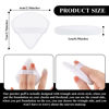 Picture of 12 Pieces Powder Puff Face Triangle Makeup Puff for Loose Powder Soft Body Cosmetic Foundation Sponge Mineral Powder Wet Dry Makeup Tool(Black, White, Pink,Small)