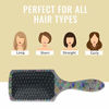 Picture of Wet Brush Hair Brush Paddle Mermaid Tail, AquaVent Design for Faster Drainage Plus Covers Larger Surface Area