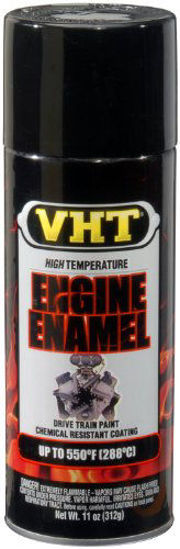 Picture of VHT (ESP124007-6 PK) Gloss Black High Temperature Engine Enamel - 11 oz. Aerosol, (Case of 6)