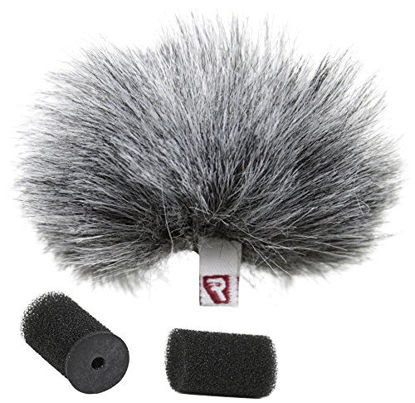 Picture of Rycote 065515 Lavalier Windjammer for Lavalier Mic Foams and Overcovers, Single, Grey