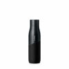 Picture of LARQ Bottle Movement PureVis - Lightweight Self-Cleaning and Non-Insulated Stainless Steel Water Bottle with UV Water Sanitizer 24oz, Black/Onyx