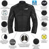 Picture of Textile Motorcycle Jacket For Men Dualsport Enduro Motorbike Biker Riding Jacket Breathable CE ARMORED WATERPROOF (Black, 4XL).