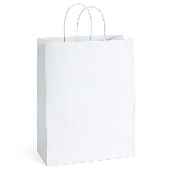 White plain paper bags hot sale