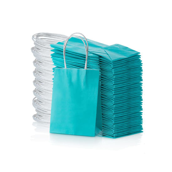 Turquoise paper gift deals bags