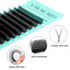 Picture of VAVALASH Y Lash Extensions C Curl 0.07mm 8-15mm Mix Tray Easy Premade Volume 2D Fans Eyelash Extension YY Type Natural Volume Lashes Extension Soft Matte Black Lashes (YY-0.07-C-8-15mm)