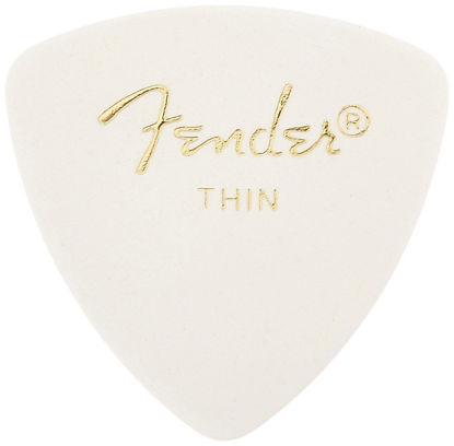 Picture of Fender Classic Celluloid Guitar Picks 346 Shape, White, Thin, 72-Pack