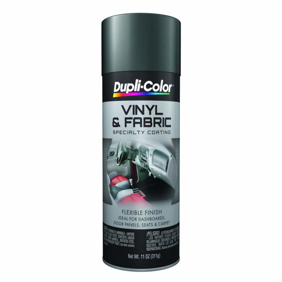 Picture of Dupli-Color (HVP111-6 PK Charcoal Gray Vinyl and Fabric Coating - 11 oz. Aerosol, (Case of 6)