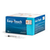 Picture of EasyTouch U-100 Insulin Syringe with Needle, 30G 0.5cc 1/2-Inch (12.7mm), Box of 100