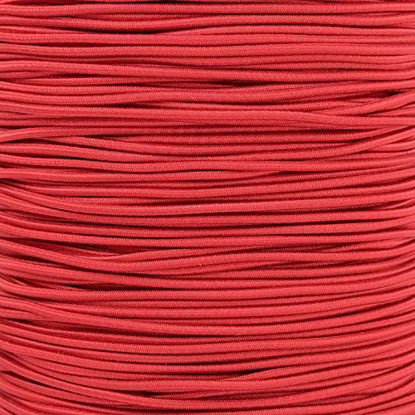 Picture of PARACORD PLANET Elastic Bungee Nylon Shock Cord 2.5mm 1/32", 1/16", 3/16", 5/16", 1/8?, 3/8", 5/8", 1/4", 1/2 inch Crafting Stretch String 10 25 50 & 100 Foot Lengths Made in USA