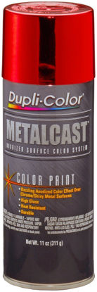 Picture of Dupli-Color (EMC200007-6 PK) Red Anodized Metalcast Paint - 11 oz. Aerosol, (Case of 6)