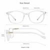 Picture of LifeArt Anti Fog Blue Light Blocking Glasses, Anti Eyestrain, Computer Reading Glasses for Women and Men, Anti Glare, Upgraded Anti Fog Lens (Clear, No Magnification)