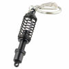 Picture of maycom Creative Hot Auto Part Model Coilover Shock Absorber Keychain Keyring Key Chain Ring Keyfob (Black)