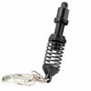 Picture of maycom Creative Hot Auto Part Model Coilover Shock Absorber Keychain Keyring Key Chain Ring Keyfob (Black)