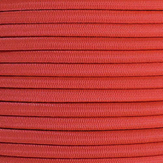 Picture of PARACORD PLANET Bungee Nylon Shock Cord 2.5mm 1/32", 1/16", 3/16", 5/16", 1/8?, 3/8", 5/8", 1/4", 1/2 inch Crafting Stretch String 10 25 50 & 100 Foot Lengths Made in USA