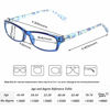 Picture of Reading Glasses 5 Pairs Fashion Ladies Readers Spring Hinge with Pattern Print Eyeglasses for Women (5 Pack Blue, 4.5)