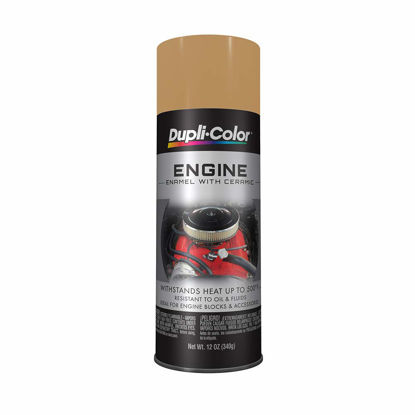 Picture of Dupli-Color - DE1638-6 PK (EDE163807-6 PK) Cummins Beige Engine Enamel with Ceramic - 12 oz. Aerosol, (Case of 6)