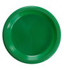 Picture of Exquisite 7 Inch. - Emerald Green Plastic Plates for Parties Dinners Desserts and more - Solid Color Disposable Plates - 50 Count