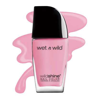 Picture of Wet n Wild Wild Shine Nail Polish, Tickled Pink, Nail Color