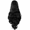 Picture of Rbenxia Curly Cosplay Wig Long Hair Heat Resistant Spiral Costume Wigs Anime Fashion Wavy Curly Cosplay Daily Party Black 32" 80cm