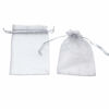 Picture of Dealglad® 50pcs Drawstring Organza Jewelry Candy Pouch Christmas Wedding Party Favor Gift Bags (7x9", Gray)