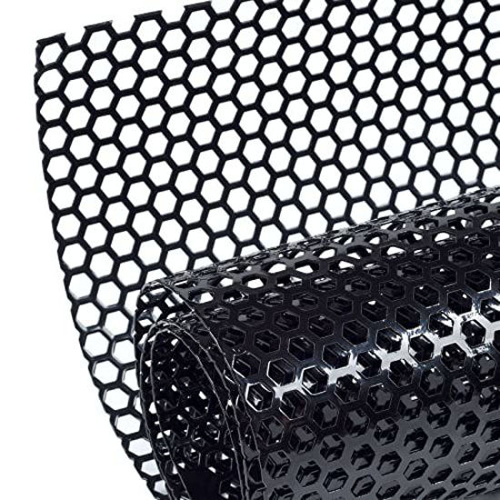 GetUSCart- AggAuto Universal 40x13 Car Grill Mesh - Aluminum Alloy  Automotive Grille Insert Bumper Honeycomb Hole 8mm Spacing 3mm, One of the Most  Multifunctional Shape Grids 100x33cm Black