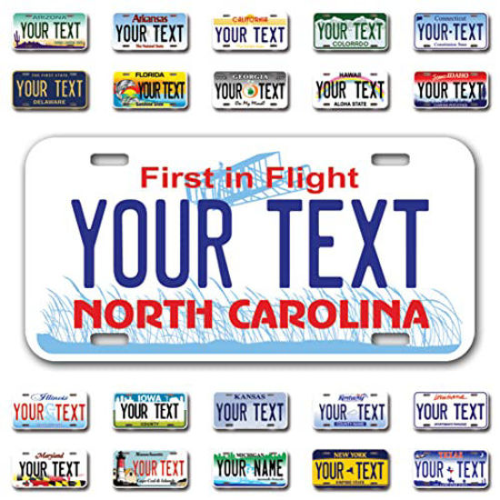 Personalized car license clearance plates