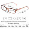 Picture of Reading Glasses 5 Pairs Fashion Ladies Readers Spring Hinge with Pattern Print Eyeglasses for Women (5 Pack Purple, 3.5)