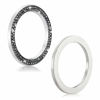 Picture of WINKA Car Engine Start Stop Accessories for Car Interior Decoration Silver 2pcs Rhinestone Ring Sticker