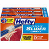 Picture of Hefty Slider Freezer Storage Bags, Quart Size, 35 Count (Pack of 3)