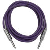 Picture of Seismic Audio SASTSX-10Purple-6PK 10-Feet TS 1/4-Inch Guitar, Instrument, or Patch Cable, Purple