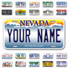 Picture of InkMyPlate Personalized Nevada Car License Plate | Choose from All 50 Sates | 6x12 Inch | Custom Nevada License Plate for Front of 12inchX6inch